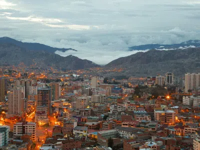 Photo of La Paz from the Telepheric