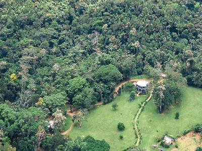 Lodge of Rainforest in the tambopata in southern Peruvian amazon destination