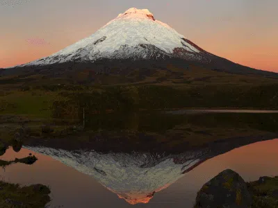 Cotopaxi Volcano Mountain Travel Destination in Ecuador
