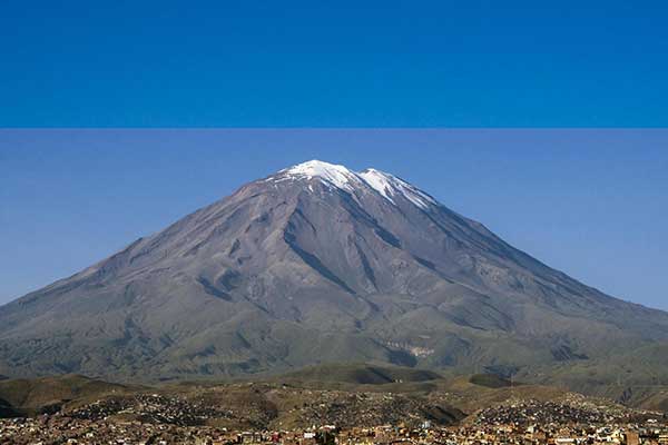  Misti Volcano in Arequipa, volcano named Chacha and Pichu Pichu 