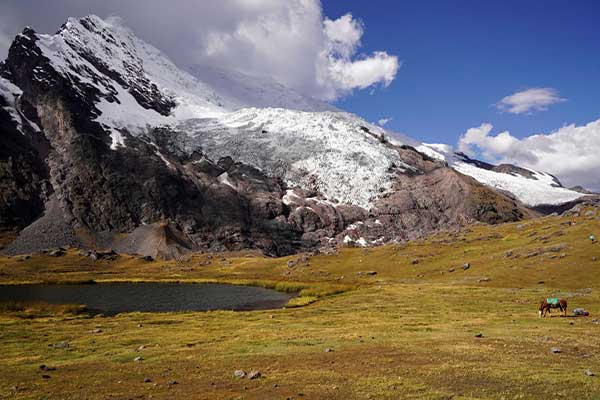  Ausangate mountain in the Quispicanquis province in Cusco 