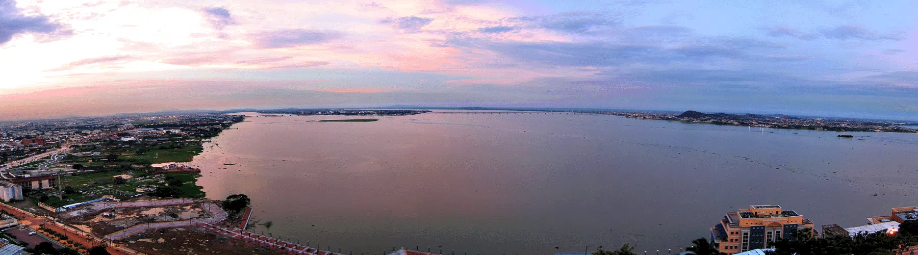 Guayaquil, a sunset in Ecuador