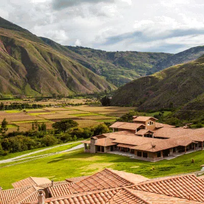  Sacred Valley in Cusco, view from the hillsides