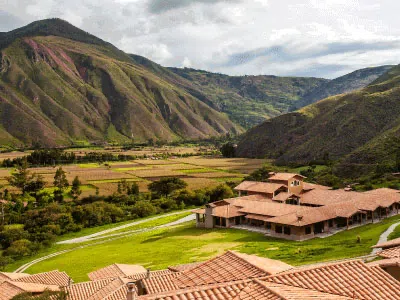  Sacred Valley in Cusco, view from the hillsides