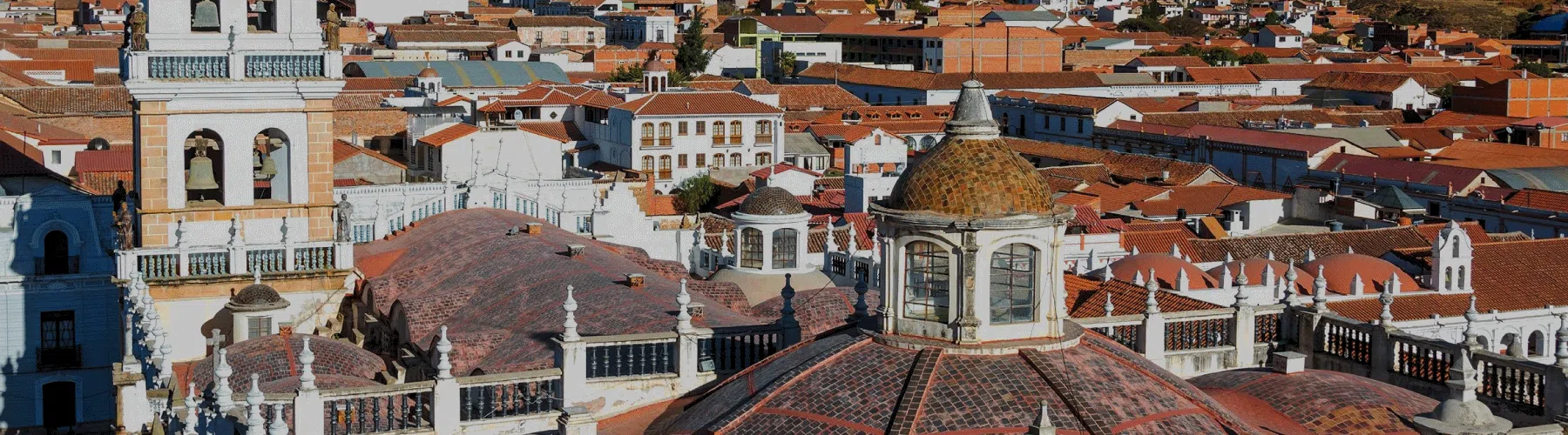 Colonical Sucre city in Bolivia