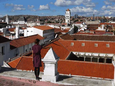  Colonical Sucre city in Bolivia