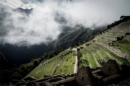  views of terrazas of Machu Picchu