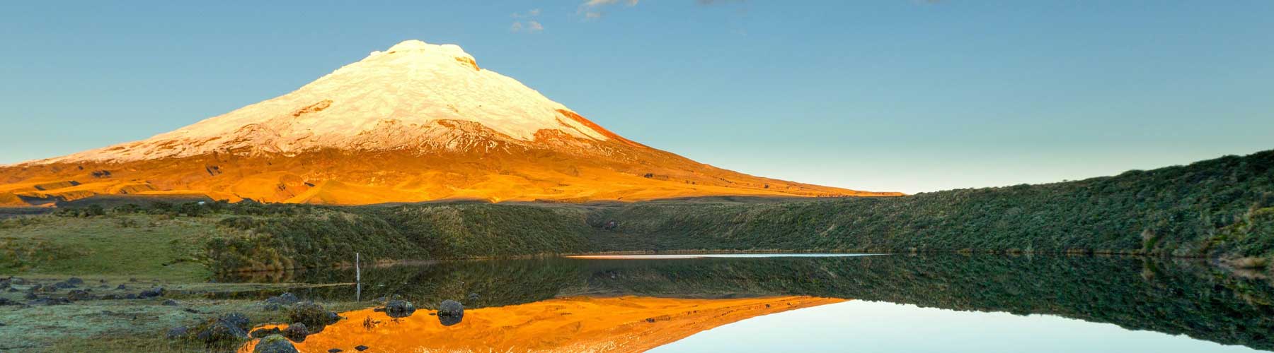 Cotopaxi volcano in Ecuador