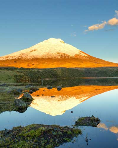 Mirror of Cotopaxi volcano